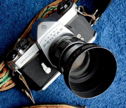 Image 8 of Pentax Spotmatic Chrome 35mm Camera Bundle