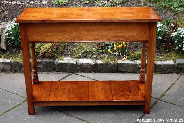 Image 97 of SOLID OAK HALL LAMP PHONE TABLE SIDEBOARD DRESSER BASE STAND