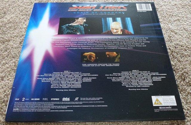 Image 2 of Star Trek: TNG, Chain of Command. Laserdisc (1992)