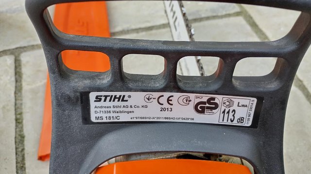 Image 3 of Stihl MS181C 16" chainsaw