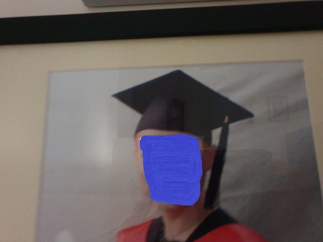 Preview of the first image of Graduation gown, sash, cap and scroll.