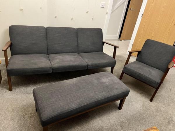Image 3 of IKEA EKANEST sofa collection - grey