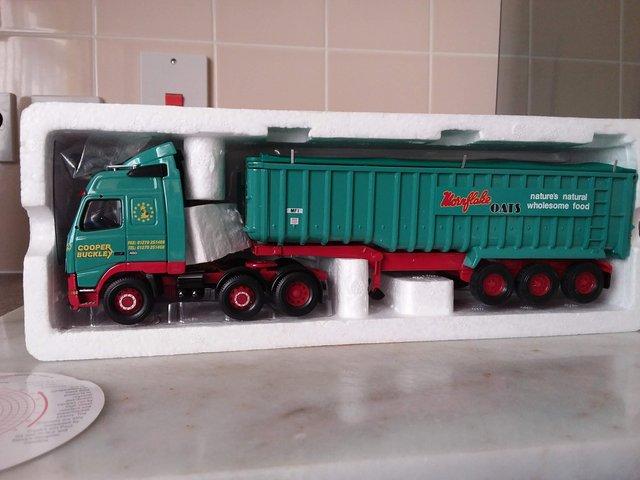 Preview of the first image of Cooper Buckley scale model Volvo tipper.