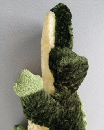 Image 19 of Aurora Green Plush Crocodile Soft Toy.  18.1/2" Long.