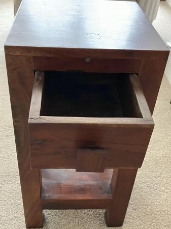 Image 2 of Small Solid Wood Side Table