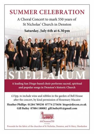 Image 1 of Choral Choir Event Denston Church