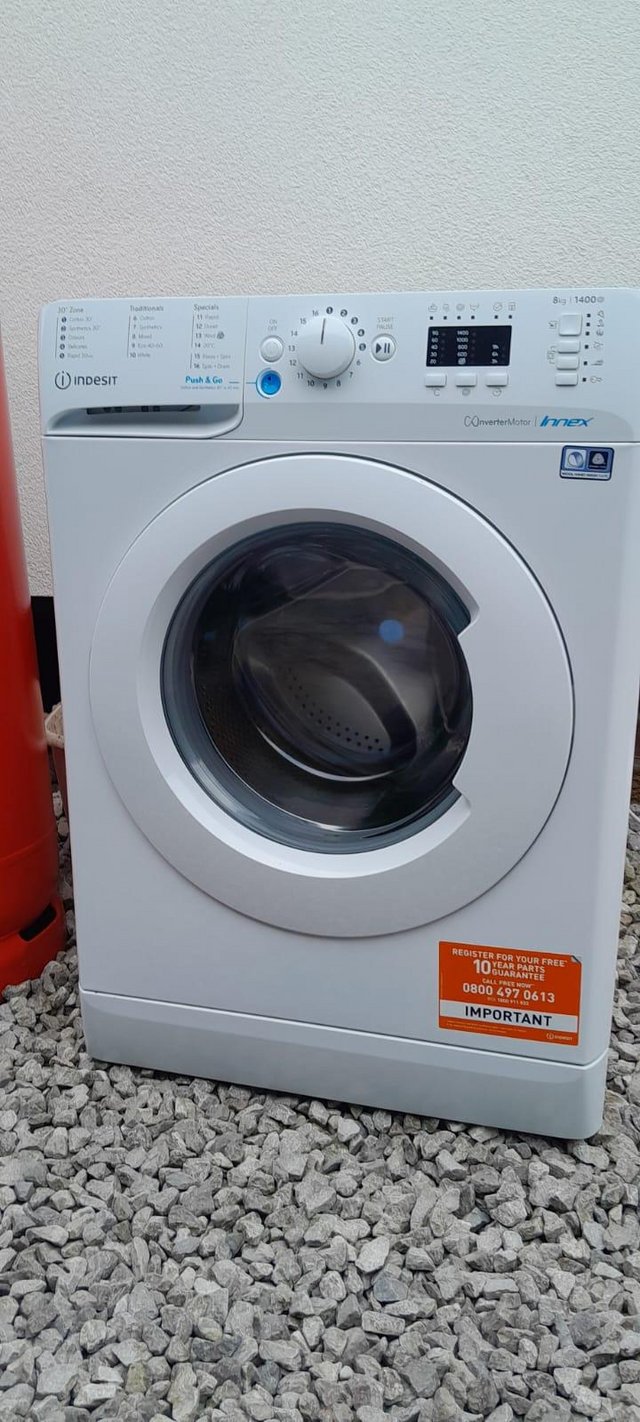 Preview of the first image of Indesit washing machine 8 kg.