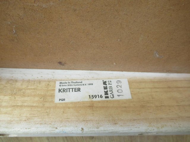 IKEA Two "Kritter" white wood child chairs. — photo 3 of 3