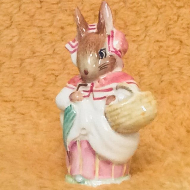 Preview of the first image of Beatrix Potter’s Mrs Rabbit Figure.