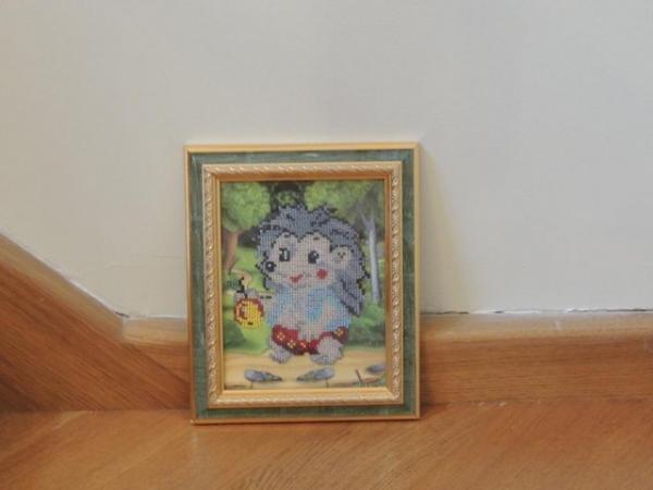 Image 3 of Bead Hedgehog Picture (UK Delivery)
