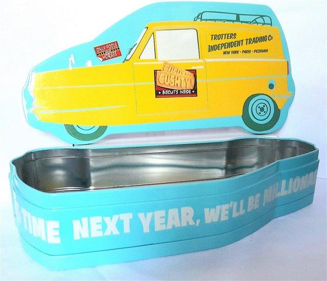 Preview of the first image of TROTTER'S 3 WHEELED VAN COLLECTABLE TIN.