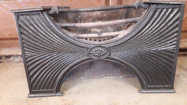 Image 2 of Georgian Style Cast Iron Fire Grate