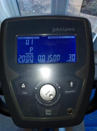 Image 2 of Cross Trainer from John Lewis with multi function settings
