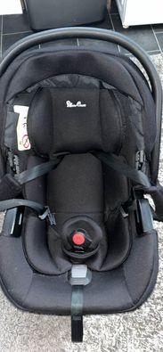 Image 1 of Silver cross car seat with isofix base