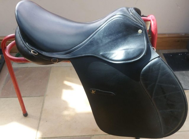 Preview of the first image of Jeffries Falcon Hawk Event Saddle Wide 18 Inches.