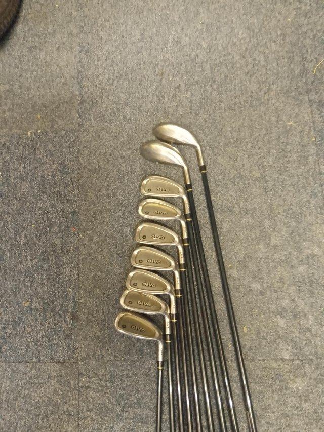 Preview of the first image of Full set of OLYO swedish golf irons.