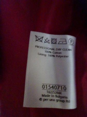 Image 3 of PER UNA/MARKS AND SPENCER SMART PINK ZIP UP JACKET-SIZE 14