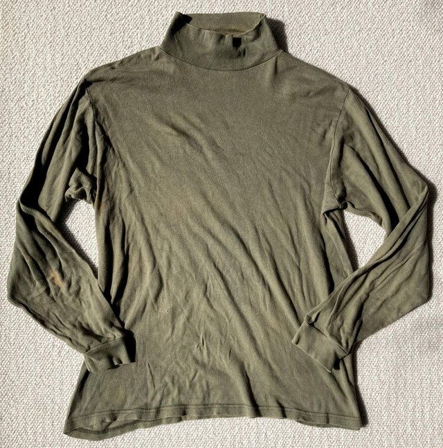 Preview of the first image of RAF ARMY AIRCREW ROLL NECK THERMAL SHIRT L MILITARY PILOT.