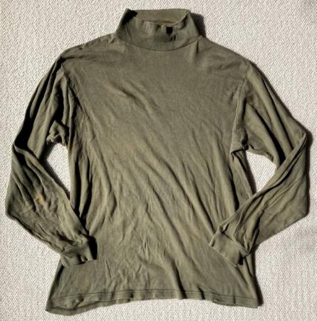 Image 1 of RAF ARMY AIRCREW ROLL NECK THERMAL SHIRT L MILITARY PILOT