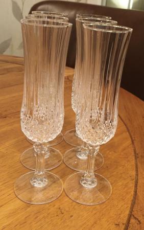 Image 2 of Crystal Champagne Flutes