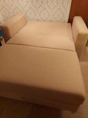 Image 2 of £160 Double Sofa Bed - Light Beige - Very good Condition