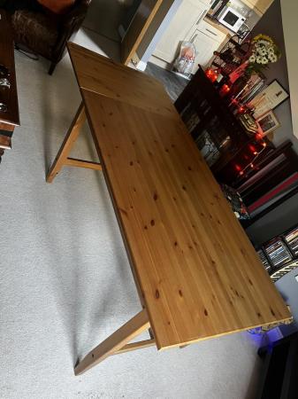 Image 3 of Drop leaf dining table for 6