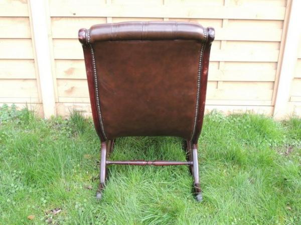 Image 5 of Antique Brown Chesterfield Rocking Chair (UK Delivery)