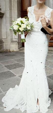 Image 2 of BROWNS designer wedding dress.