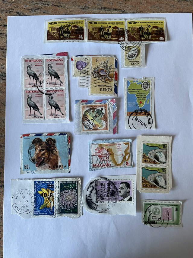 Preview of the first image of Used African Postage Stamps.