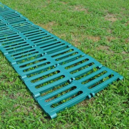 Image 3 of Roll Out Green Plastic Garden Track Path 9ft 6" x 1ft 3