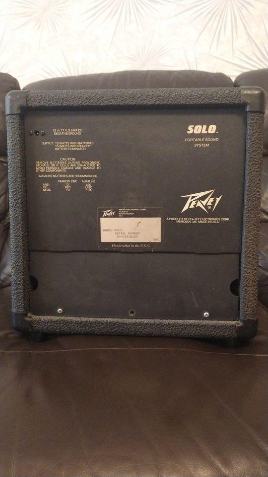 Preview of the first image of Peavey solo battery amp Made in USA.