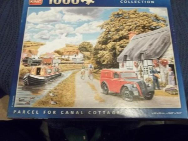 Image 1 of PARCEL FOR CANAL COTTAGE King 1000 piece jigsaw puzzle