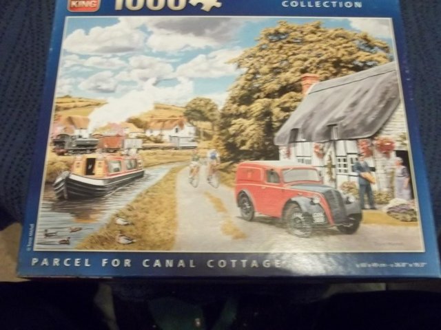 Preview of the first image of PARCEL FOR CANAL COTTAGE King 1000 piece jigsaw puzzle.