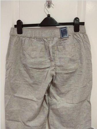 Image 7 of New Maine New England Women's Linen UK 12 Cropped Trousers