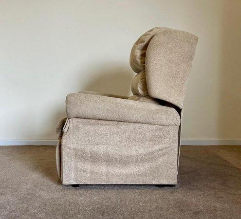 Image 9 of NOPAC LUXURY ELECTRIC RISER RECLINER BEIGE CHAIR CAN DELIVER
