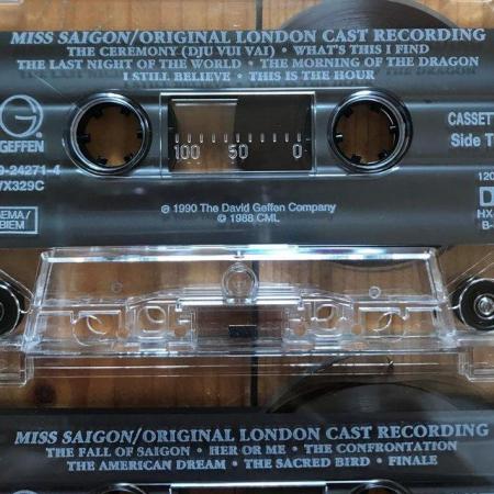 Image 2 of Miss Saigon Original London Cast double music cassette