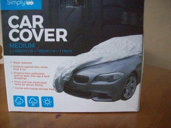 Image 3 of CAR COVER. SIZE MEDIUM. WATER RESISTANT.