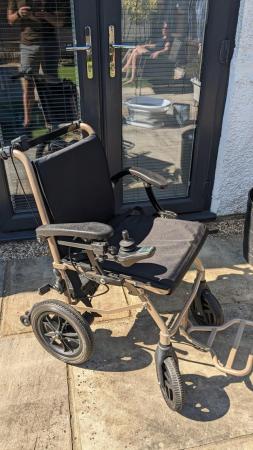 Image 3 of Lightweight foldable electric wheel chair as new