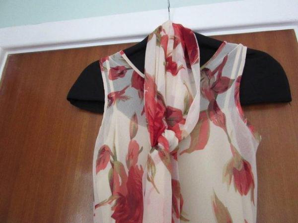 Image 2 of Women's Pink and cream dress size 12