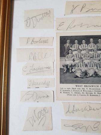 Image 2 of 1958 59signed west bromich albion football club picture