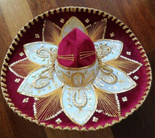 Image 1 of VINTAGE Pigalle Mariachi Mexican Hat Original Sombrero