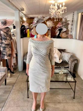 Image 2 of Irresistible Mother of the Bride dress plus hatinator, UK12