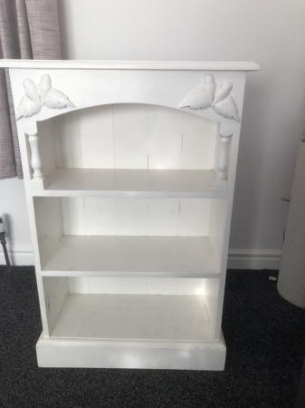 Image 1 of Small White Book Case for sale