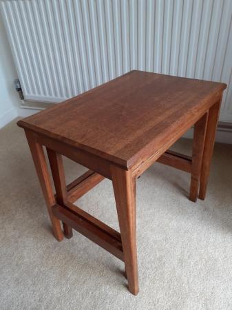 Image 2 of Two nesting tables handmade