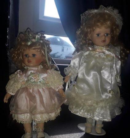 Image 1 of 2 Porcelain dolls for girls or collection