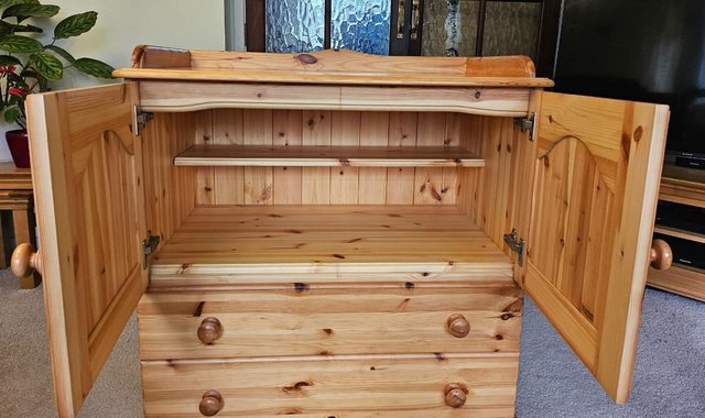 Image 2 of Solid Wood Baby Changing Unit in Good Condition