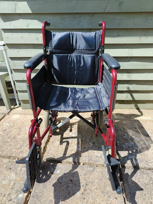 Preview of the first image of Folding Z-Tec wheelchair.