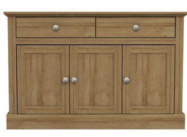 Preview of the first image of DEVON 3 DOOR 2 DRAWER SIDEBOARD OAK.