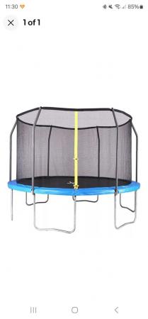 Image 1 of New Airzone 12 ft Trampoline with Enclosure