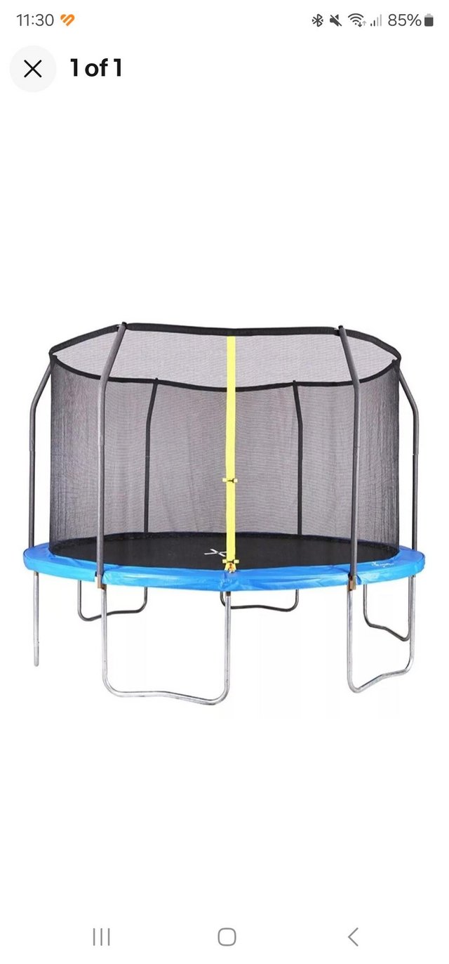 Preview of the first image of New Airzone 12 ft Trampoline with Enclosure.